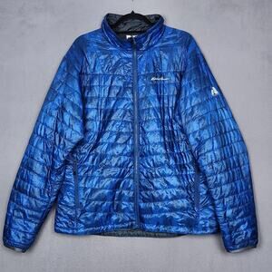 Eddie Bauer Jacket Mens Large Reversible First Ascent Pertex Quantum Eco Outdoor